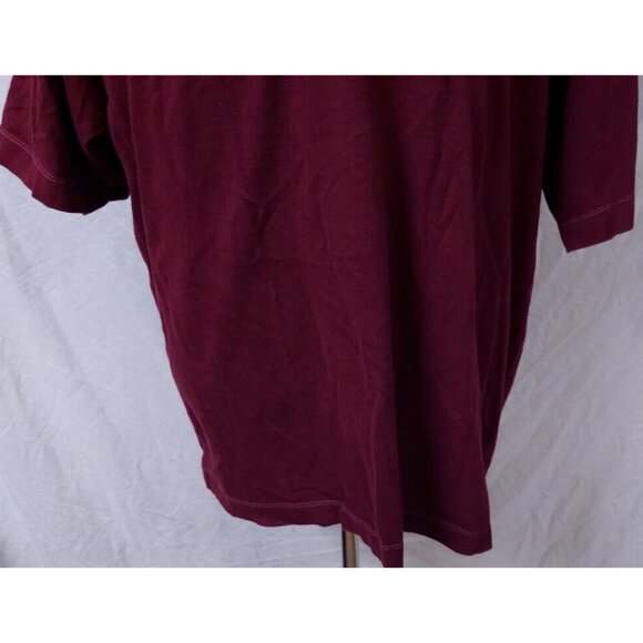 American Crusader Mens Medium Red Short Sleeve Comfort Utility Work Polo Shirt - Picture 4 of 10